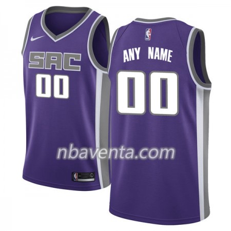Camiseta Hombre Sacramento Kings Personalizadas Nike 2017-18 Violeta Swingman